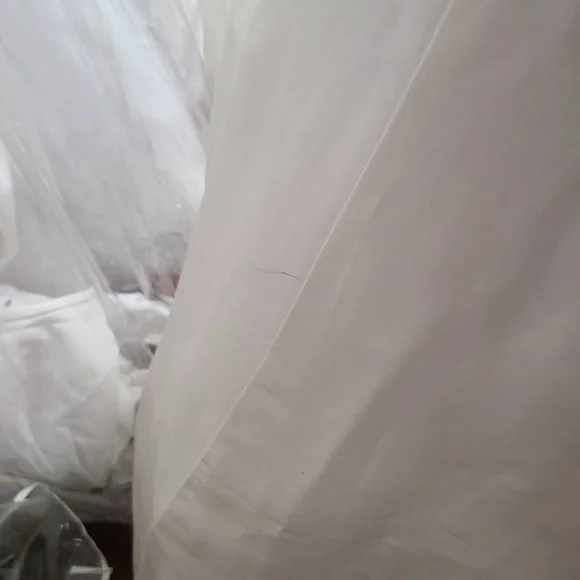 100% Silk Ivory/Champagne Wedding Gown - Picture 6 of 6